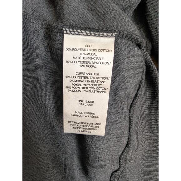 Travis Mathew Cardigan Sweater Mens Small Black Pristine Shore Button Front NWT - Picture 5 of 6